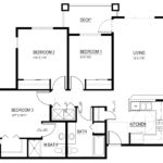 The Cambridge in North Seattle 3-Bedroom Floor Plan