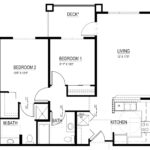 The Cambridge at Bitter Lake 2-Bedroom Floor Plan