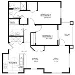 Cambridge Seattle 2-Bedroom Floor Plan